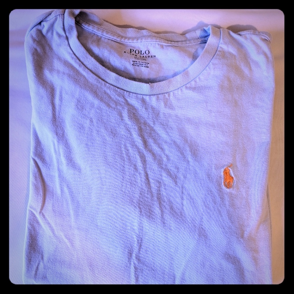 Mens Polo Ralph Lauren Blue Casual T-Shirt M